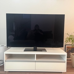 🌈【美品】シンプルモダンテレビ台　幅120cm 白🌈の画像