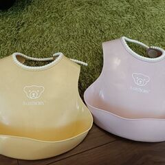 【BABYBJÖRN ベビービョルン お食事セット＋スタイ2枚（オマケ）】の画像