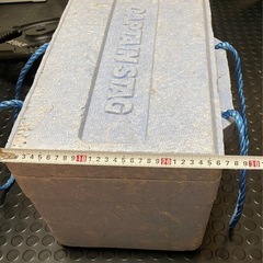 BBQに　キャプテンスタッグ　保冷ボックス　発泡クーラーボックス　発泡スチロール製　18リットルの画像