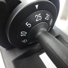 【自社配送は札幌市内限定】◆ENTER SPORTS/エンタースポーツ 可変式ダンベル 最大25kg ダイヤル式◆筋トレ/ウェイトトレーニング/ボディメイクの画像