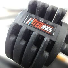 【自社配送は札幌市内限定】◆ENTER SPORTS/エンタースポーツ 可変式ダンベル 最大25kg ダイヤル式◆筋トレ/ウェイトトレーニング/ボディメイクの画像