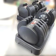 【自社配送は札幌市内限定】◆ENTER SPORTS/エンタースポーツ 可変式ダンベル 最大25kg ダイヤル式◆筋トレ/ウェイトトレーニング/ボディメイクの画像