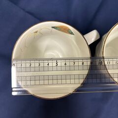 和風マグカップ（ペア）＆小皿セットの画像