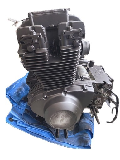 GSX400E 国内　1型GS40X-10 エンジン　ストック　クランキング確認 GSX400E 国内1型GS40X-10 エンジンストッククランキング確認 (バブ