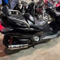 【YAMAHA グランドマジェスティ250】SG15 実働大人カスタム　ブラックの画像