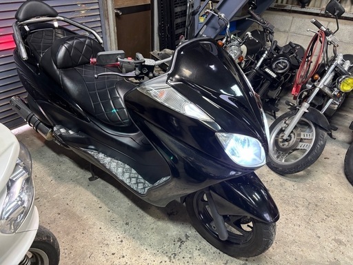 【YAMAHAグランドマジェスティ】SG15 大人カスタム　実働　好調 YAMAHA グランドマジェスティ250】SG15 実働大人カスタムブラック