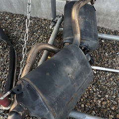 LS後期純正リアマフラーの画像