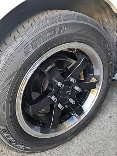 ハイエース ホイール KBRACING 4本セット