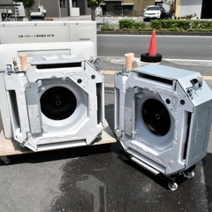 宮崎県内限定中古業務用エアコン標準工事込み価格　日立 業務用 天カセ 天井カセット 天井埋込4方向 マルチエアコン 6馬力 内機RCI-GP80K3 外機RAS-AP160SSM 三相200V 2022年製の画像