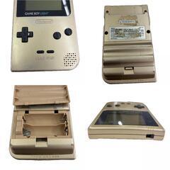 186000 現状品 Nintendo 任天堂 ニンテンドウ 箱付き GAMEBOY Light ゲームボーイライト MGB-101  ゴールド [1000025366814]の画像