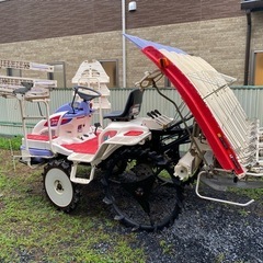 三菱　6条　乗用　田植え機　LV6 動作品　まくらっこ　パワステ　デフロックなどの画像