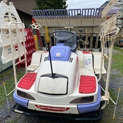 三菱　6条　乗用　田植え機　LV6 動作品　まくらっこ　パワステ　デフロックなどの画像