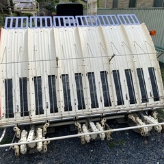 三菱　6条　乗用　田植え機　LV6 動作品　まくらっこ　パワステ　デフロックなどの画像