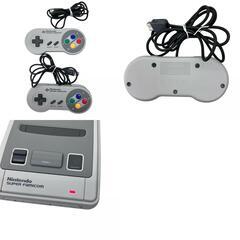 186000 現状品 Nintendo 任天堂 ニンテンドウ スーパーファミコン クラッシックミニ スーパーファミコン CLV-301  通電確認済み 本体 コントローラー [240425HM140207]の画像