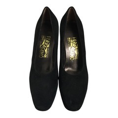 サルヴァトーレフェラガモ  パンプス   Salvatore Ferragamo スウェード フェラガモの画像
