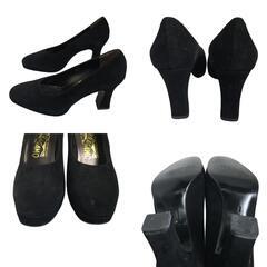 サルヴァトーレフェラガモ  パンプス   Salvatore Ferragamo スウェード フェラガモの画像