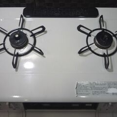 Paloma LPガス用 ガステーブル PA-360WHA-L エブリシェフ 2018年製 幅59cm ナチュラルホワイト 左強火 水無し両面焼きグリル パロマ プロパンガス ガスコンロ 札幌市東区 新道東店の画像