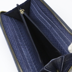 スネーク TSW-2185 長財布 ブルー  SNAKE メッシュ スネークの画像