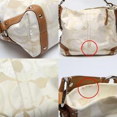コーチ 11961 ショルダーバッグ ベージュ  COACH 肩掛け シグネチャーの画像