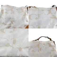 コーチ 11961 ショルダーバッグ ベージュ  COACH 肩掛け シグネチャーの画像
