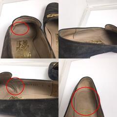 サルヴァトーレフェラガモ  パンプス   Salvatore Ferragamo スウェード フェラガモの画像