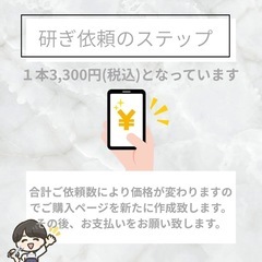 【理美容ハサミを研ぎます！】の画像