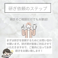 【理美容ハサミを研ぎます！】の画像