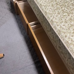 ② セミダルベッド  収納ベッド シーリー マットレス付きの画像