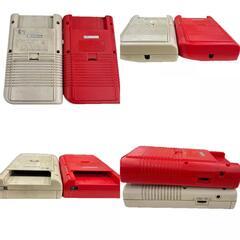186000 ジャンク品 Nintendo 任天堂 ニンテンドウ GAMEBOY  初代ゲームボーイ DMG-01  レッド　グレー 2点まとめ売り [1000025367675]の画像