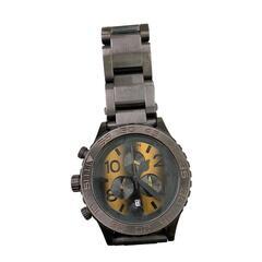 186000 現状品 NIXON ニクソン NIXON クロノグラフ THE 42-20 CHRONO 11L  ブラウン・メタリック メンズ [1000023942225]の画像