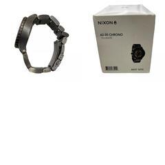 186000 現状品 NIXON ニクソン NIXON クロノグラフ THE 42-20 CHRONO 11L  ブラウン・メタリック メンズ [1000023942225]の画像
