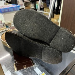 フィッシュランド ウェストハイウェーダー ナイロン リバーウォーカー Mサイズ 25.0〜 靴底フェルト WD-240 カーキ色 中古品 ①の画像
