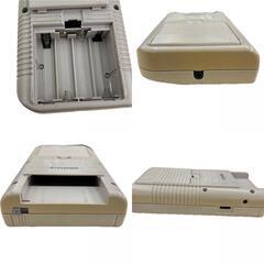 186000 ジャンク品 Nintendo 任天堂 ニンテンドウ GAMEBOY  初代ゲームボーイ　（ライトボーイ付き） DMG-01　VLB-01  グレー 2点まとめ売り [250610HM070014]の画像