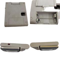 186000 ジャンク品 Nintendo 任天堂 ニンテンドウ GAMEBOY  初代ゲームボーイ　（ライトボーイ付き） DMG-01　VLB-01  グレー 2点まとめ売り [250610HM070014]の画像