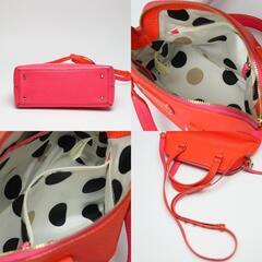 ケイトスペード  ハンドバッグ ピンク×オレンジ  Kate Spade 2WAY 斜めがけの画像