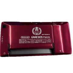 186000 現状品 Nintendo 任天堂 ニンテンドウ GAMEBOY micro ゲームボーイミクロ  OXY-001  レッド　ゴールド 20周年記念 ファミコンバージョン [241127HM120068]の画像