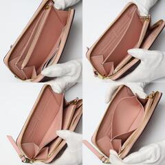 ルイヴィトン M64090 長財布 ローズプードル  LOUIS VUITTON ラウンドファスナー アンプラントの画像