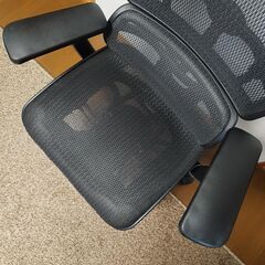 【美品】Ergohuman Pro Black Edition エルゴヒューマン プロ ブラックエディション KM11 前傾チルト機能 オフィスチェア ゲーミングチェア デスクチェアの画像