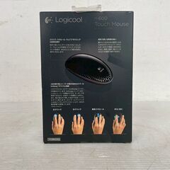 【Logicool】 ロジクール Touch Mouse タッチマウス m600 ワイヤレス レーザー ブラック 無線 A0329の画像