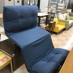 【ｼﾞｬﾝｸﾞﾙｼﾞｬﾝｸﾞﾙ金沢店】  ソファー一人用 ブルー W95×D56×H53 クリーニング済み												の画像