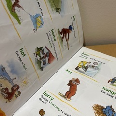 【引き取り限定】おさるのジョージ　子ども用アルファベット辞典の画像
