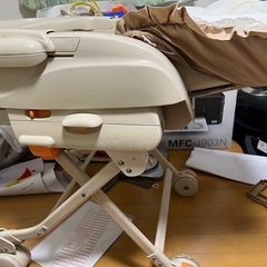 Combiコンビ　ネムリラ　ハイローチェア　手動　リバーシブルクッションの画像