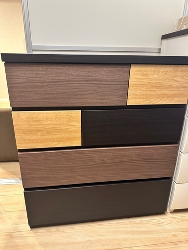 【定価約2.5万】ローチェスト(カレナ 80LC DBR)