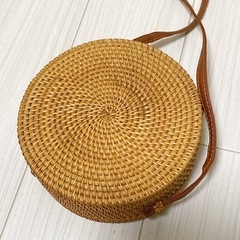 《美品》可愛いカゴバッグの画像