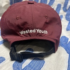 Wasted youth(ウェイステッドユース)ナイロンキャップ　ボルドー  の画像