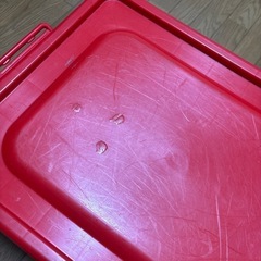 スヌーピー　プラスティックボックス　ふた付き　収納の画像