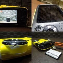 FUJIFILM FinePix XP80 デジカメ 1640万画素 デジタルカメラ イエロー 撮影動作OK フジフィルム 現場 レタパ可 札幌市 新道東店の画像