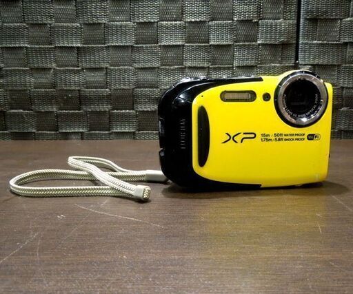 FUJIFILM FinePix XP80 デジカメ 1640万画素 デジタルカメラ イエロー 撮影動作OK フジフィルム 現場 レタ