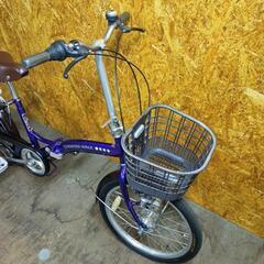 折り畳み自転車20インチオートライト６段の画像