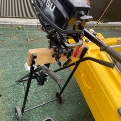 船体＋サイドフロート＋ドーリ＋ロッドホルダー＋波除の画像